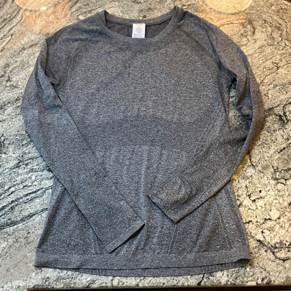 Athleta Women’s Long-Sleeve Performance Tees - Set/3 - Blue, Charcoal, Gray - Picture 2 of 13